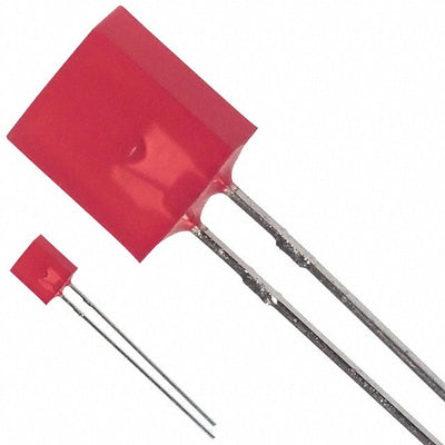 HLMP-0301 by Broadcom Limited - LED RED DIFFUSED RECT T/H