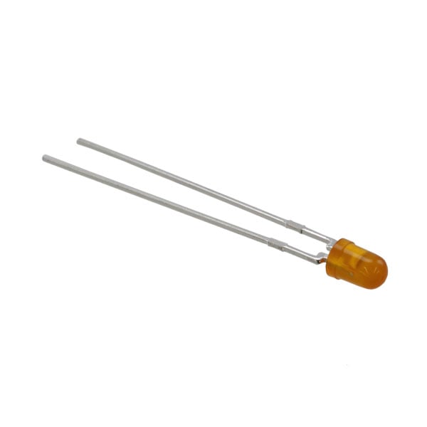 HLMP-1401-EF000 by Broadcom Limited - LED YELLOW DIFFUSED T-1 T/H