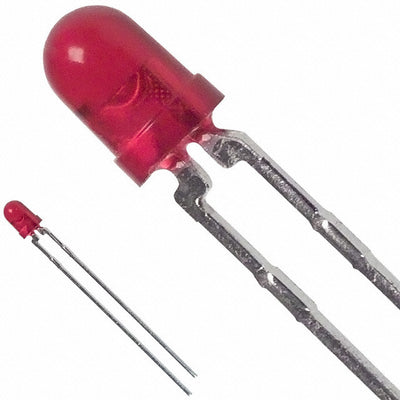 HLMP-1600 by Broadcom Limited - LED RED DIFFUSED T-1 T/H
