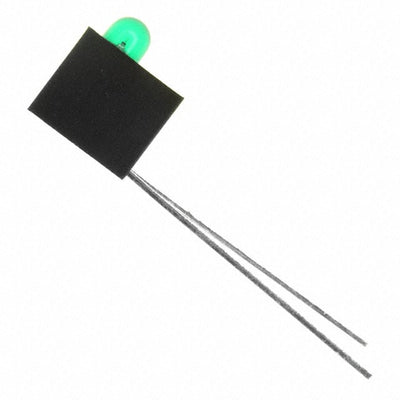 HLMP-1640-B00A1 by Broadcom Limited - LED 3MM 5V GAP GREEN RA HOUSING