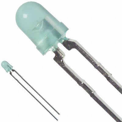 HLMP-1790 by Broadcom Limited - LED GREEN DIFFUSED T-1 T/H