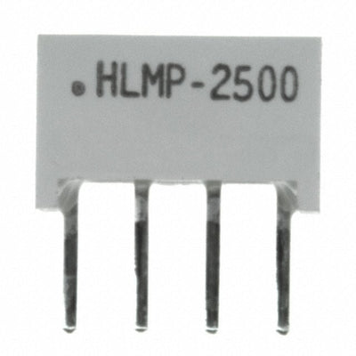 HLMP-2500-FG000 by Broadcom Limited - LED LT BAR 8.89X3.81MM SGL GRN