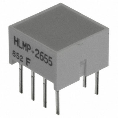 HLMP-2655-EF000 by Broadcom Limited - LED LT BAR 8.89X8.89MM SGL HER