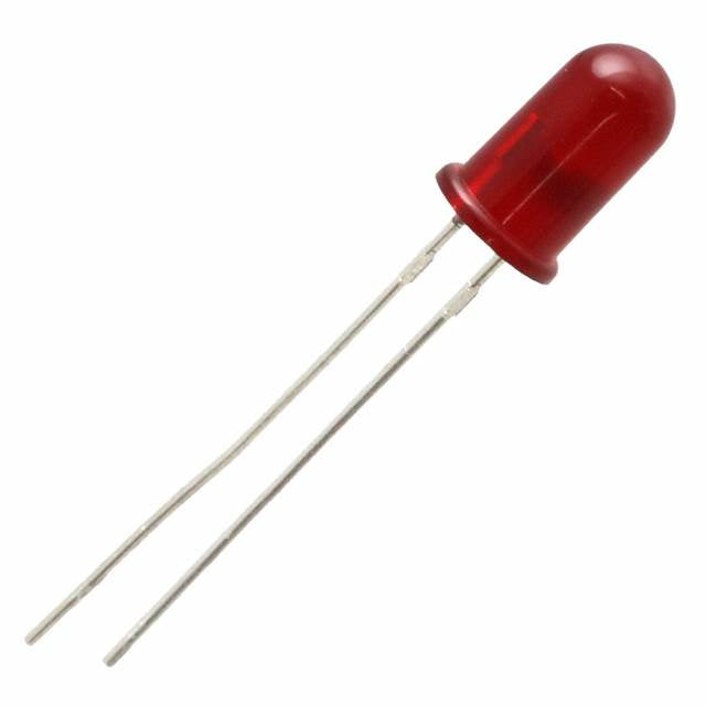 HLMP-3301-D0002 by Broadcom Limited - LED RED DIFFUSED T-1 3/4 T/H