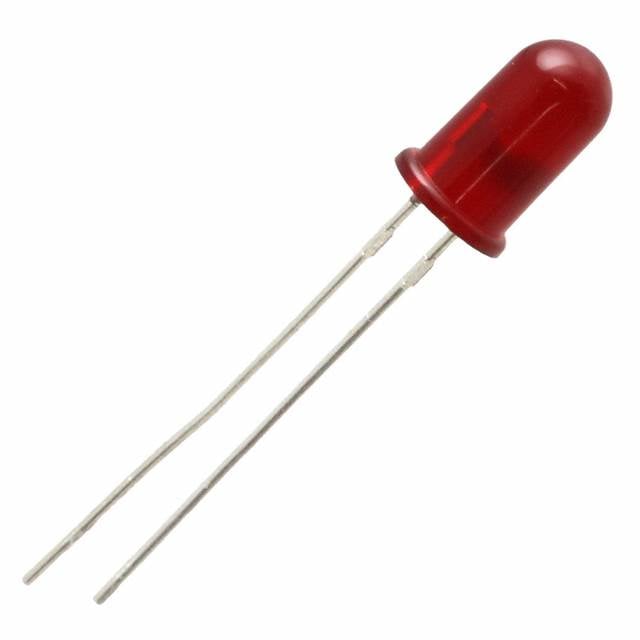 HLMP-3301-FG000 by Broadcom Limited - LED RED DIFFUSED T-1 3/4 T/H