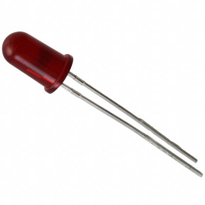 HLMP-3301-F0002 by Broadcom Limited - LED RED DIFFUSED T-1 3/4 T/H