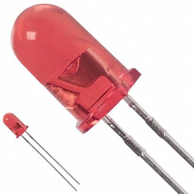 HLMP-3316-I0002 by Broadcom Limited - LED RED CLEAR T-1 3/4 T/H