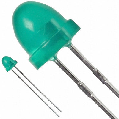 HLMP-3554 by Broadcom Limited - LED GREEN DIFFUSED T-1 3/4 T/H