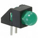 HLMP-3680-B00B2 by Broadcom Limited - LED 5MM 5V GAP GRN RA HOUSING