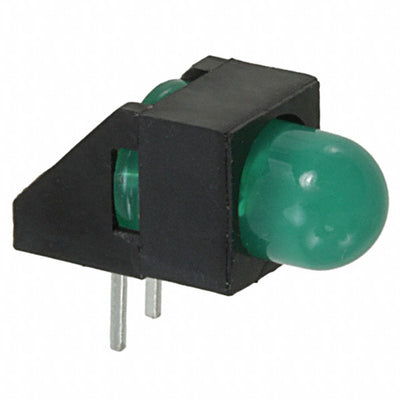 HLMP-3962-F00B2 by Broadcom Limited - LED 5MM GAP GREEN RT ANG HOUSING