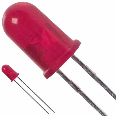 HLMP-4700 by Broadcom Limited - LED RED DIFFUSED T-1 3/4 T/H
