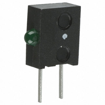 HLMP-6820-F0010 by Broadcom Limited - LED DOME 5V 565NM GN DIFF RA AXL