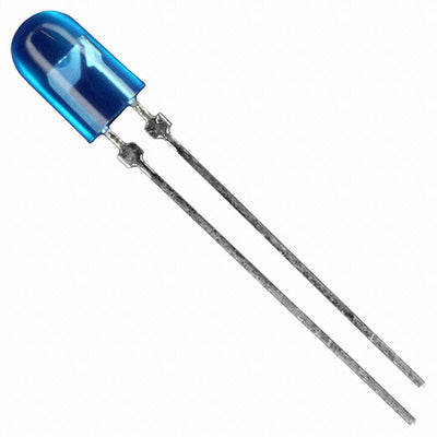 HLMP-AB87-MQ000 by Broadcom Limited - LED BLUE CLEAR 5MM OVAL T/H