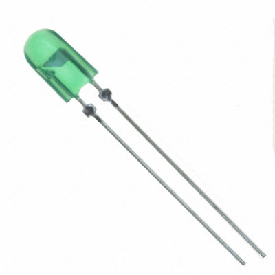 HLMP-AM87-TW000 by Broadcom Limited - LED GREEN CLEAR 5MM OVAL T/H