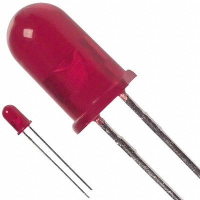 HLMP-3762 by Broadcom Limited - LED RED DIFFUSED T-1 3/4 T/H