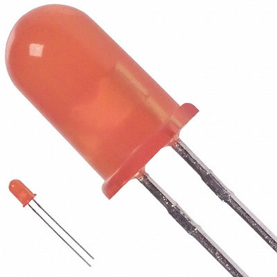 HLMP-D401 by Broadcom Limited - LED ORANGE DIFFUSED T-1 3/4 T/H