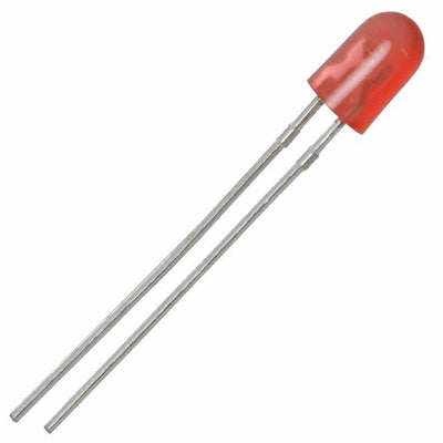 HLMP-HG64-VY0DD by Broadcom Limited - LED RED DIFFUSED 5MM OVAL T/H