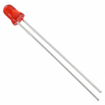 HLMP-Y301-F0000 by Broadcom Limited - LED RED CLEAR T-1 T/H