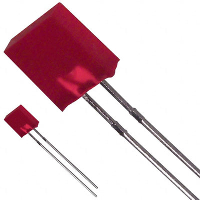 HLMP0300 by onsemi - LED RED DIFFUSED RECT T/H