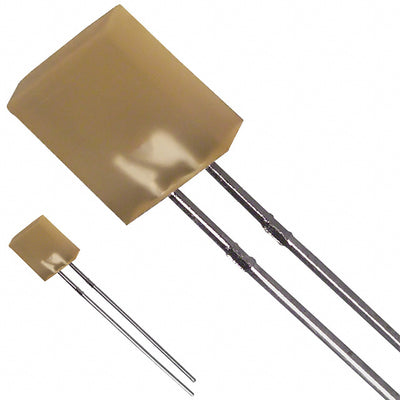 HLMP0401 by onsemi - LED YELLOW DIFFUSED RECT T/H
