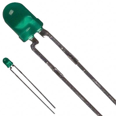 HLMP1523 by onsemi - LED GREEN DIFFUSED T-1 T/H