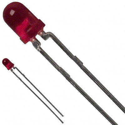 HLMPK150 by onsemi - LED RED DIFFUSED T-1 T/H