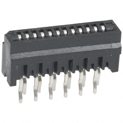 HLW12S-2C7LF by Amphenol ICC (FCI) - CONNECTOR FFC FPC VERT 12POS 1MM PCB