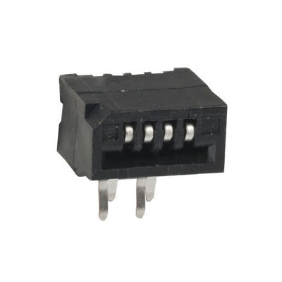 HLW4R-2C7LF by Amphenol ICC (FCI) - CONNECTOR FFC FPC TOP 4POS 1MM R/A