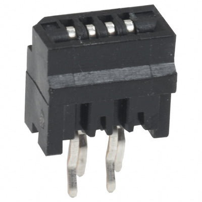HLW4S-2C7LF by Amphenol ICC (FCI) - CONNECTOR FFC FPC VERT 4POS 1MM PCB