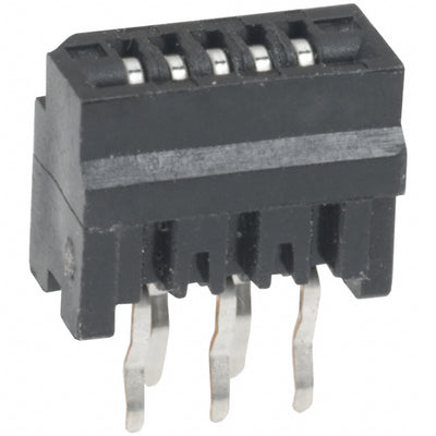 HLW5S-2C7LF by Amphenol ICC (FCI) - CONNECTOR FFC FPC VERT 5POS 1MM PCB