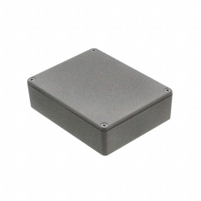 1590BBGY by Hammond Manufacturing - BOX ALUM GRAY 4.705""L X 3.701""W