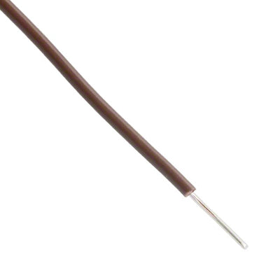 781201 BR005 by Alpha Wire - HOOK-UP SOLID 12AWG BROWN 100