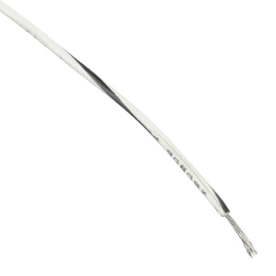 3051 WB001 by Alpha Wire - HOOKUP STRND 22AWG WHT/BLK 1000