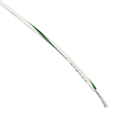 216063-000 by TE Connectivity Raychem Cable Protection - HOOK-UP STRND 24AWG 600V WHT/GRN