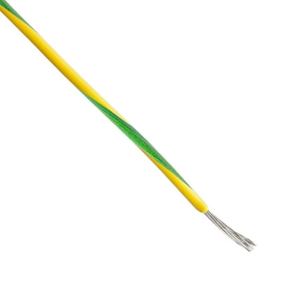 55A0111-22-45 by TE Connectivity Aerospace, Defense and Marine - HOOK-UP STRND 22AWG 600V YLW/GRN