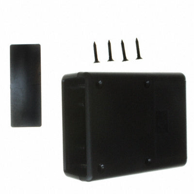 HP-3661-B by Bud Industries - BOX ABS BLACK 3.622""L X 2.618""W