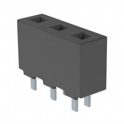 HPF-03-01-T-S by Samtec Inc. - CONNECTOR RECPT 3POS 0.2 TIN PCB