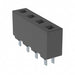 HPF-04-01-T-S by Samtec Inc. - CONNECTOR RECPT 4POS 0.2 TIN PCB
