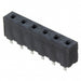 HPF-06-01-T-S by Samtec Inc. - CONNECTOR RECPT 6POS 0.2 TIN PCB