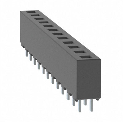HPF-12-01-T-S by Samtec Inc. - CONNECTOR RECPT 12POS 0.2 TIN PCB