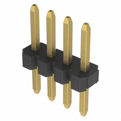 HPH1-A-04-UA by Adam Tech - CONNECTOR HEADER VERT 4POS 1.27MM