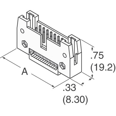 AWH 10G-0222-IDC by Assmann WSW Components - CONNECTOR HEADER 10POS IDC GOLD