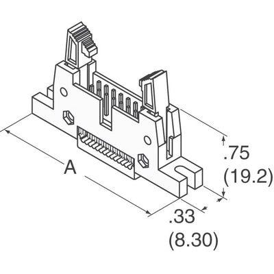 AWH 50G-E202-IDC by Assmann WSW Components - CONNECTOR HEADER 50POS IDC GOLD