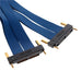 HQCD-060-18.00-TEU-SEU-1-B by Samtec Inc. - CABLE HDR M-F 120POS 18"" W/SCRW