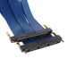 HQCD-090-18.00-TEU-SEU-1-B by Samtec Inc. - CABLE HDR M-F 180POS 18"" W/SCRW