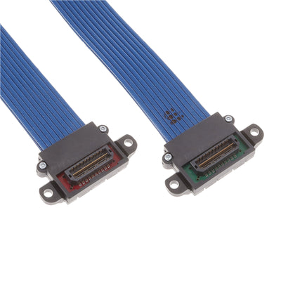 HQDP-020-06.00-TTL-TBR-5-B by Samtec Inc. - CABLE ASSM M-M 20PAIR 6"" HDR