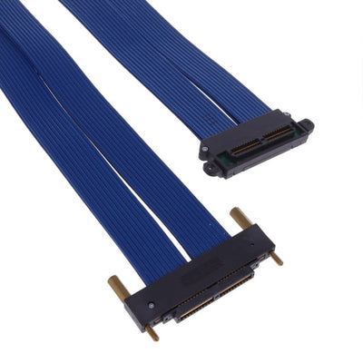 HQDP-040-06.00-TTL-TEU-5-B by Samtec Inc. - CABLE ASSM M-M 40PAIR 6"" HDR