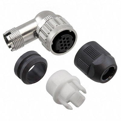 HR08D-12WLPB-10SC by Hirose Electric Co Ltd - CONNECTOR PLG HSG FMAL 10PS INLINE RA