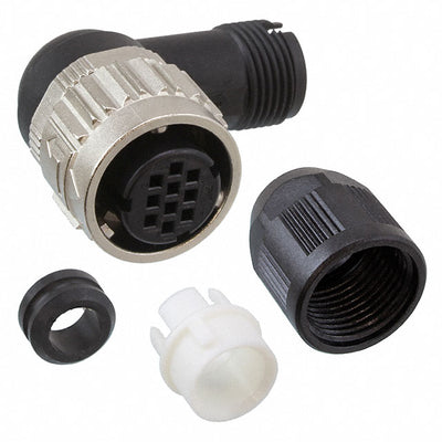 HR08D-12WLPM-10SC by Hirose Electric Co Ltd - CONNECTOR PLG HSG FMALE 10POS RA