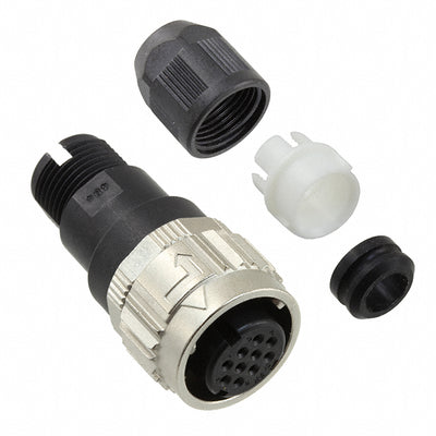 HR08D-12WPM-10SC by Hirose Electric Co Ltd - CONNECTOR PLG HSG FMALE 10POS INLINE